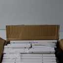 Bamboo Under Bed Storage Containers- Underbed Organizer with Wheels with Large Dust Bag,Sturdy Wood Rolling Under the Bed Shoe Storage Organizer Drawer 2 Packs (White, Long)