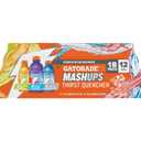 Gatorade Thirst Quencher, Mashups Variety Pack, Cool Blue-Fruit Punch, Lemon-Lime-Orange, Glacier Freeze-Glacier Cherry, 12 Fl Oz (Pack of 18)