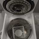 3L Stainless Steel Warm Mist Humidifier with Easy Clean and Warm Steam Function, Healthy Air Mist Humidifiers for Bedroom Living Room, with Sleep Mode and Auto-off Setting