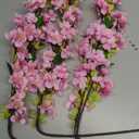3 Pcs Cherry Blossom Branches for Vase Long Stems Artificial Flowers Spring Summer Decor Pink Faux Silk Cherry Blossom Branches for Home Wedding Party Table Centerpieces