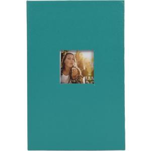 Ring Bound Teal Photo Album, Holds 3 Photos per Page, 4"x6" Photos