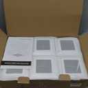 12-Pack Solar Post Cap Lights Outdoor, Waterproof Solar Powered Fence Post Lights for 4x4 4.5x4.5 5x5 Vinyl/Wooden, White Outside 16LEDs Warm/Cool Lighting Deck Light for Garden, Patio, Porch