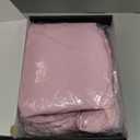 FreshCulture Twin Fitted Sheets, Bulk Pack of 6, Deep Pocket, Soft Microfiber Bottom Sheets for Home, Salons, Hotels, Twin Size Fitted Sheets Only (Dusty Pink)