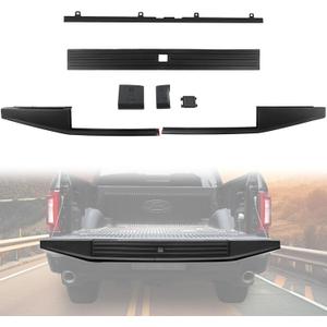 Tailgate Cover Molding Trim for Ford F150 15-20, Combined Tailgate Step Center Flexible Flex Step Protector Cap Top Trim for Ford F150 2015-2020 Accessories, Replace #FO1904135#FL3Z9940602B