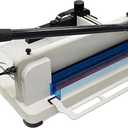 HFS(R) Heavy Duty Guillotine Paper Cutter 400 Sheet Capacity | Solid Steel Construction (A4-12'' Paper Cutter)