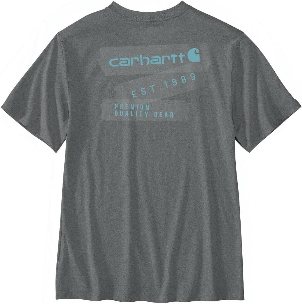 Carhartt Men's Relaxed Fit Lightweight Short-Sleeve Tape Graphic T-Shirt, 2XL