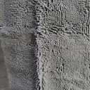 OLANLY Bathroom Rugs 44x24, Extra Soft Absorbent Chenille Bath Rugs, Rubber Backing Quick Dry, Machine Washable Bath Mats for Bathroom Floor, Tub and Shower, Home Decor Accessories, Grey (44" x 24")