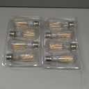 Gozelux Vintage LED Edison Bulbs, 6W, Equivalent 60W, Dimmable, Warm White 2700K, ST58 Antique LED Filament Bulbs with 90+ CRI, E26 Medium Base, Clear Glass, 8 Count (Pack of 1)