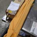 Tempera Patio Market Outdoor Table Umbrella with Push Button Tilt and Crank, Large Sun Umbrella with Sturdy Pole & Fade Resistant Canopy, Easy to Set (10 FT, Yellow)