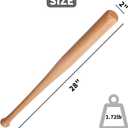 Wooden Baseball Bats 28" Full Size bate de beisbol Madera Solid Wood Baseball Bat for Adult Men Women Training Bat Softball Hitting Practise