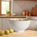 Japanese Lucky Cat Ceramic Bowl Set  4.5-Inch Porcelain Bowls with Fortune Cat Design, Perfect for Rice, Soup, Salad, and Snacks (Set of 4)