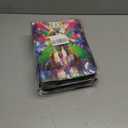 3 x Protective Trading Card Sleeves for 3 Ring Binder - 4 Pocket Double Sided Collection Binder Album for 400 Cards, Durable Scratch-Resistant PU Cover, Portable Organizer for MTG & Game Cards (Green Elf)