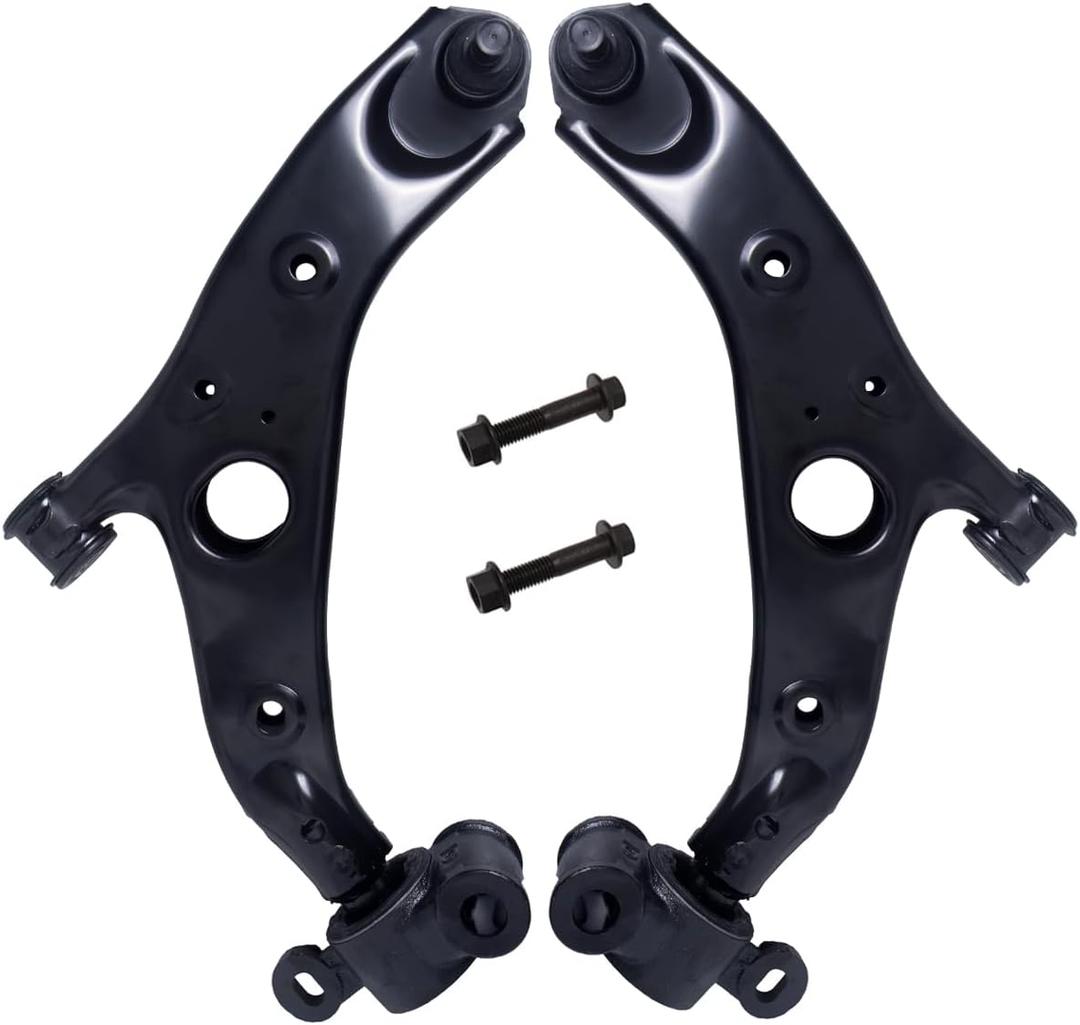 AUQDD 2Pc Suspension Front Lower Control Arm and Ball Joint Assembly Compatible With 2014-2017 2018-2021 Ma-zda 6 (Replace # K623521 K623522 G46C34350 G46C34300G 520-339 520-340)