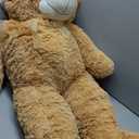 HollyHOME Giant Teddy Bear 4Ft Big Teddy Bear Stuffed Animal Birthday Valentines Day Plush Toy for Kids and Girlfriend 48 inch Tan