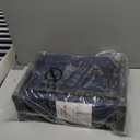 SPORT BEATS Stadium Seats with Back Support Bleacher Chairs with Back and Cushion Thick Padded Bleacher Seats Includes Shoulder Strap Navy Blue 1pc Regular - 17" W x 12" D x 16.5" H