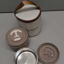 Dandat 2 Pcs Insulated Lunch Containers Thermal Bento Box with Bag Fork Knife Microwavable Stainless Steel Lunch Box 15.2 oz 21 oz Separate Stackable Thermal Food Jar for Adult Men Women (Khaki)