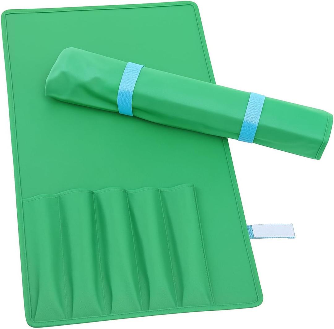 1 Pcs Mahjong Bags Protective Sleeve for Mahjong Racks and Pushers Tile Bag Accessory 20 Inch, Empty Mah Jong Bag Only(Green,Classic)