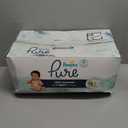 Pampers Pure Baby Diapers, Size 1 (8-14 lbs), 82, Up to 100% Leakproof, Premium Hypoallergenic Soft Diapers