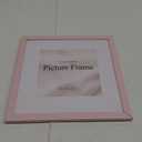 eletecpro 12x12 Picture Frames, Colored Modern Style, Made of Engineered Wood with Clear Acrylic for 12x12 Photo, Cute Photo Frame for Home Decor on Wall & Tabletop, Pink, 1 Pack
