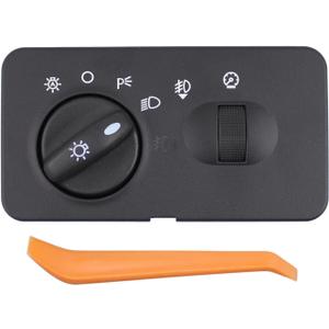 DriveFix Headlight Switch for Ford F-250 F-350 F-450 F-550 Super Duty 2002 2003 2004 with Automatic Headlight and Fog Light