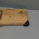 Floating Shelves for Wall Decor, 8" Deep Rustic Solid Elm Wood Floating Shelves Wall Mounted, Wall Shelves with Invisible Bracket for Living Room Bathroom Bedroom Kitchen, 40 Inch Set of 1, Natural