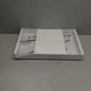 Seinloes 1qty Pull Out Cabinet Organizer 21" Deep, Full Extension 3 Slide Rails Slide Out Drawers With Raising Pad for Framed Cabinets, Expandable Width (12.3"-20.5"),No Drill Roll Out Shelves, White