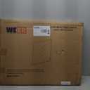 WEER Black Bathroom Mirror for Wall, 24X30 Inch Matte Black Mirror, Rectangular Black Metal Framed Vanity Mirror with Tempered Glass, Rounded Corner, Anti-Rust (Horizontal/Vertical)