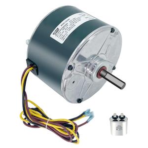Condenser Fan Motor Replacement for Carrier 5KCP39BGS069S #3S001, #GE3907 Genteq Bryant Payne Dayton AC/Air Conditioner 1/10 HP 1100 RPM 208-230V 60HZ 48 Frame with Capacitor OEM Upgraded LEUNGOO