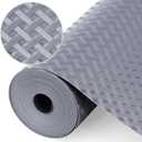 Shelf Liners, Non-Adhesive Drawer Liner, Waterproof & Oil-Proof Kitchen Cabinet Cupboard Liner Plastic EVA Material BPA Free Fridge Liner Mats Paper Protector for Shelves (Grey/20in x 240in)
