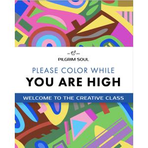 Mood Enhancing Adult Coloring Book: Please Color While You Are high Volume 2 (Pilgrim Soul's Mood Enhancing Coloring Book)