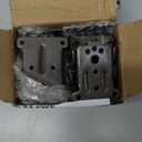 4 Pack Locking Hinge for Folding Table Brackets, Heavy Duty Folding Brackets 90 Degree Self Locking Folding Hinge for Table Legs Furniture (Black)