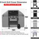 55" Grill Cover for Weber Char-Broil Nexgrill,2026 Upgrade 1000D Heavy Duty