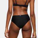 LEAKPROOF2.0 Seamless Bikini Period Underwear for Women | Period Panties Holds 6 Tampons | Mild Incontinence Leak Proof Underwear (S/M, 3-Black)