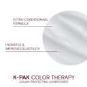 Joico K-PAK Color Therapy Color-Protecting Conditioner | For Color-Treated Hair | Boost Shine | Improve Elasticity | Repair Breakage | Rebuild Damaged Hair | With Keratin & Argan Oil