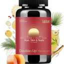 Hair Skin & Nails Gummies - 6000 mcg Biotin Vitamins & Minerals Supplement - Plant-Based, Vegetarian, No Artificial Flavors - Ginseng Herbs Gummy - 60ct