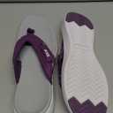 DREAM PAIRS Women's Arch Support Flip Flops Comfortable Thong Sandals, Size 9.5, Purple