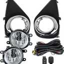 WFLNHB Fog Lights Replacement for 2015-2017 Toyota Yaris Hatchback Driving Fog Lights Switch Wiring Kit TO2592131 TO2593131 8122002110