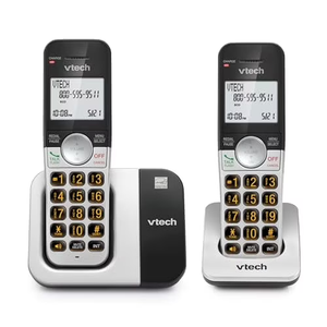VTech Cordless Phone 2Handset with Large Display and Big Buttons, DECT 6.0 with Caller ID/Call Waiting, Full Duplex Speakerphone, ECO Mode, Last 10 Number Redial, Easy to Use,VG2312