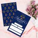 4x6 2026" Law School Graduation Party Invitation Set (20 Cards + 20 Envelopes) Legal-Themed Grad Celebration Invites.(095)