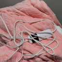 Homemate Heated Weighted Blanket for Adults  62"x84" 15lbs Electric Throw Fast Heating Heavy Blanket 1/2/4/6/8 Hour Auto Off 10 Heat Levels OverHeat Protection Soft Flannel Sherpa