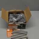 GIGALUMI Solar Pathway Lights, Stainless Steel IP44 Waterproof Auto On/Off Outdoor LED Solar Landscape Lights for Garden, Yard, Patio, Path and Walkway(12 Pack, Cold White)