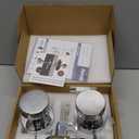 Polished Chrome Door Knobs Interior, Polished Chrome Privacy Door Knob with Lock, Heavy Duty Round Modern Door Handle for Bedroom Bathroom (1 Pack Privacy)