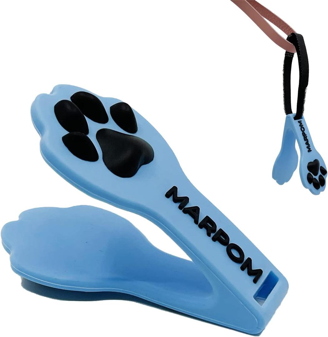 Easy Grip Poop Bag Opener - High Friction Tong & Velcro Strap