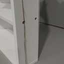 WOWLIVE Corner Bread Box for Kitchen Countertop, Large Vintage Bread Storage Container Bin for Homemade Bread, Double Layer Farmhouse Bread Holder for Kitchen, Cabinet, Pantry (White, Medium)