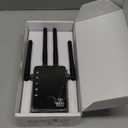 12880 Sq.Ft Range WiFi Extender Signal Booster Dual Band 5GHz/2.4GHz, 105-Device Compatibility, Simple Installation, WiFi Extender