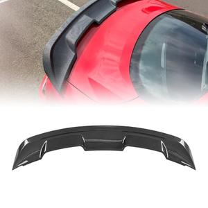 JTFF Rear Spoiler Compatible with 2015-2025 Mustang V6/V8/Shelby/GT/EcoBoost Coupe 2 Door Models, GT350 GT500 Style Accessories Trunk Rear Spoiler Wing, Carbon Fiber