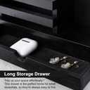 Key Holder Wall Mount, Mail Holder with Storage Drawer and 5 Key Hooks for Coat, Dog Leash, Home Decor Rack, House Accessories, Entry Way Organizer