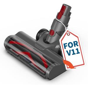 Vacuum Motorhead for Dyson V11 Vacuum Cleaner with 6 LED Light, Hardwood Floor Attachment, Brush Power Head Replacement Parts