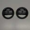 OEM Steering Wheels for Switch & OLED Joycons, Racing Wheels for Mario Kart 8 Deluxe [Mariokart Steering Wheel Controller Attachment Accessories] (2 Pack)