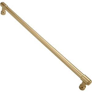 Solid Heavy Duty Jasper Pull Gold Appliance Pull 12 Inch Brushed Brass Cabinet Pulls Extra Long Kitchen Cabinet Handles Cabinet Hardware Kitchen Handles for Drawer Cupboard Handles